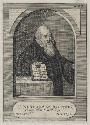 Bildnis des Nicolaus Selneccerus