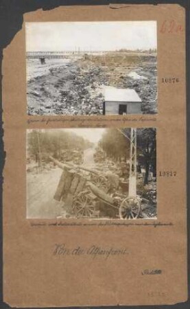 Spuren des fluchtartigen Rückzugs der Italiener an den Ufern des Tagliamento Codrocho