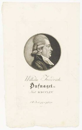 Bildnis des Wilhelm Friedrich Hufnagel