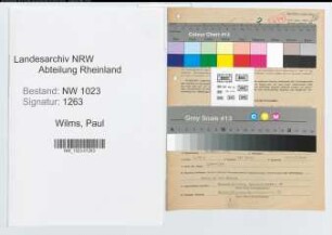 Entnazifizierung Paul Wilms , geb. 20.04.1892 (Fabrikant)