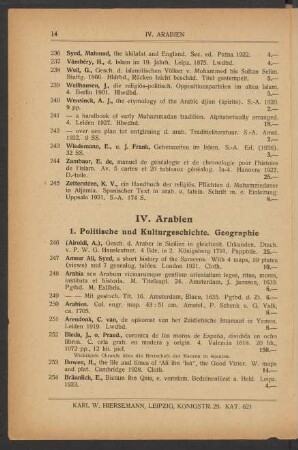 1. Politische und Kulturgeschichte. Geographie