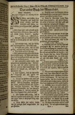 Das ander Buch der Maccabäer.