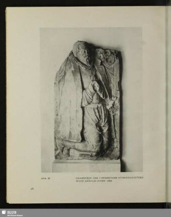 Abb. 22 Grabstein Des Chemnitzer Bürgermeisters Hans Arnold (Gest. 1580)