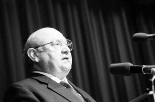 39. Tagung 1989 Chemiker; Eröffnung: Ansprache Landwirtschaftsminister Kiechle