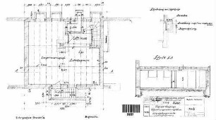 Plochingen: Fahrleitungsmeistereigebäude - Luftschutzraumeinbau Nebengeb. Luftschutzraum