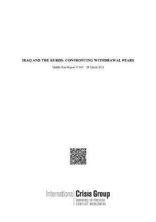Iraq and the Kurds: confronting withdrawal fears