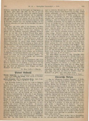 620-624 Literarische Notizen