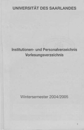 0112: WS 2004/2005