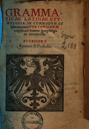 Grammaticae Latinae Etymologia