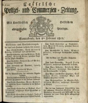 Nr. 12, Sonnabend, den 8ten Februar 1817