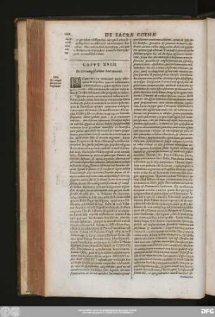 Caput XVIII. De Circumgestatione Sacramenti.