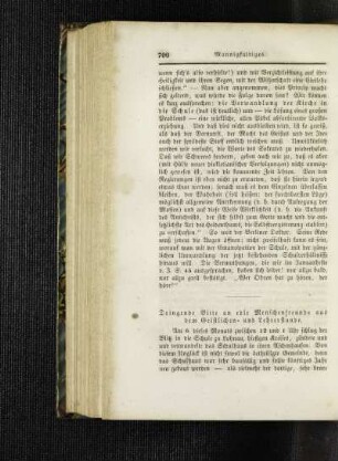 Dringende Bitte an edle Menschenfreunde aus dem Geistlichen- und Lehrerstande