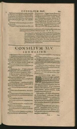Consilium XLV