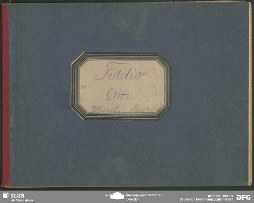 Fidelio. Excerpts. Arr - Mus.4193-F-529a : KinB 72