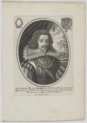Bildnis des Anthoine Rvzé d'Effiat