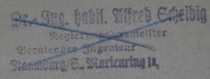 Scheidig, Alfred/ Stempel