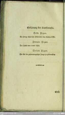 Erklärung der Kupfertafel
