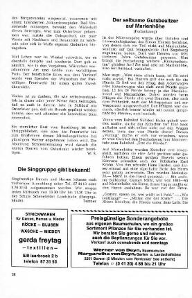 Der seltsame Gutsbesitzer auf Marienhöhe : (Fortsetzung)