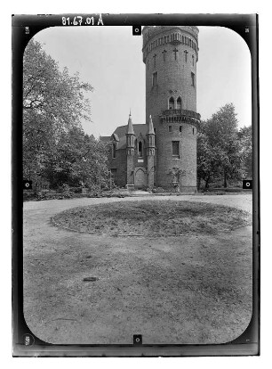 Potsdam-Babelsberg. Flatowturm (1853-1856; J. H. Strack) im Park