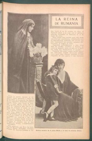 La reina de Rumania