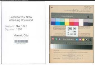 Entnazifizierung Otto Menzel , geb. 09.01.1895 (Landwirt)