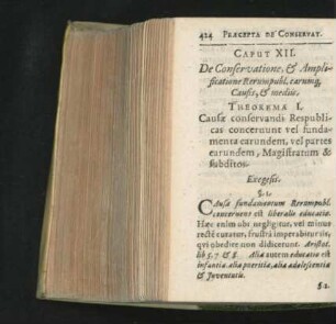 Caput XII. De Conservatione & Amplisicatione Rerumpubl. earumq. Causis, & mediis.