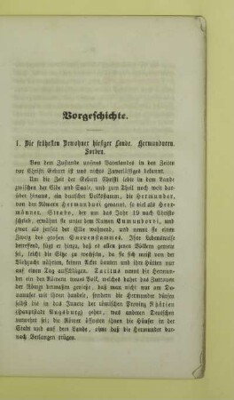 Vorgeschichte