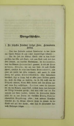 Vorgeschichte