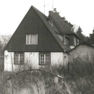 Cossebaude, Talstraße 87/89. Wohnsiedlung einer Baugemeinschaft. Doppelwohnhaus (1919/1920)