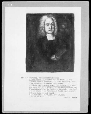 Bildnis des Johann Dietrich Schmid