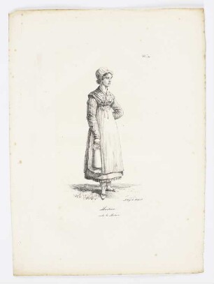 Laitiere, Blatt 20 der Folge "Rufe von Pariser Straßenhändlern"