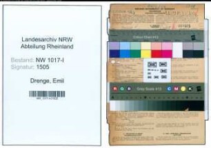 Entnazifizierung Emil Drenge , geb. 30.10.1904 (KAufmann)