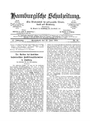 Der Ausbau des staatlichen kaufmännischen Fortbildungsschulwesens in Hamburg : (Fortsetzung)