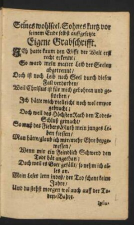 Grabschrifft