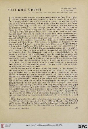 13.1921: Carl Emil Uphoff