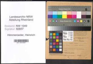 Entnazifizierung Heinrich Himmeroeder , geb. 17.10.1919 ()
