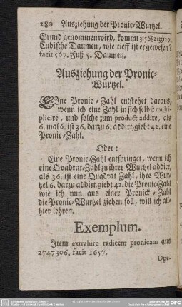 Ausziehung der Pronic-Wurtzel