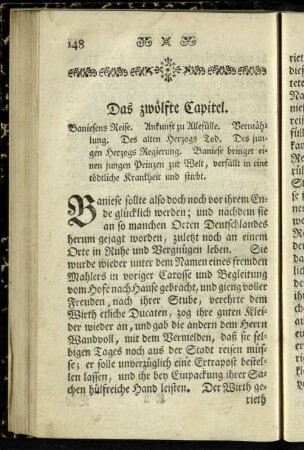 Das zwölfte Capitel.