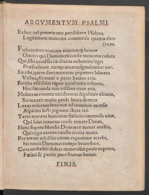 Argumentum Psalmi.
