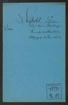 Christian Seybold (1859-1921)