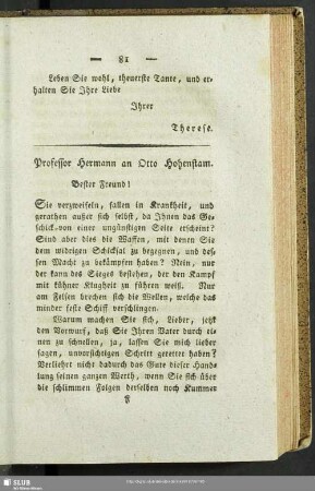 Professor Hermannn an Otto Hohenstam