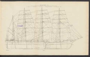 „Herzogin Cecilie" 1:300 geb. 1902 auf Rickmers Werft, Bremerhaven, Reederei „Norddeutscher Lloyd", Bremen.