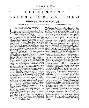 Peuger, B.: Anekdotenbuch für meine lieben Amtsbrüder, Priester und Leviten. Bd. 1. Leipzig: Hilscher 1785