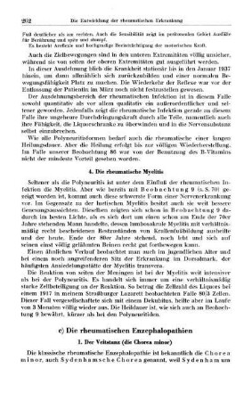 c) Die rheumatischen Enzephalopathien
