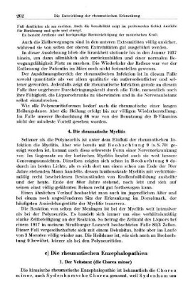 c) Die rheumatischen Enzephalopathien