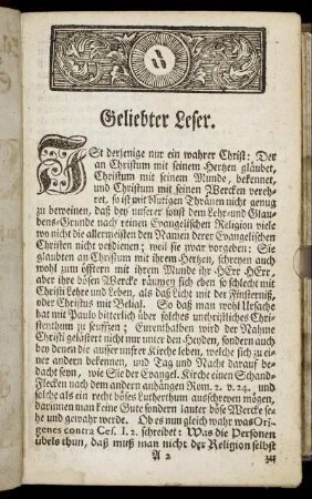Geliebter Leser