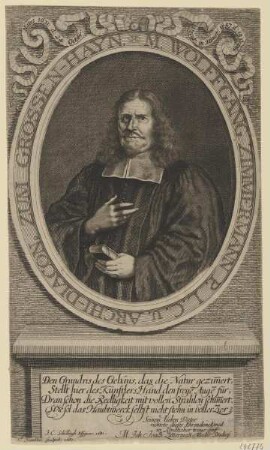 Bildnis des Wolfgang Zimmermann