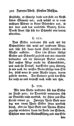 Silber mit Gold; Scheidungen (§§. 552-556)