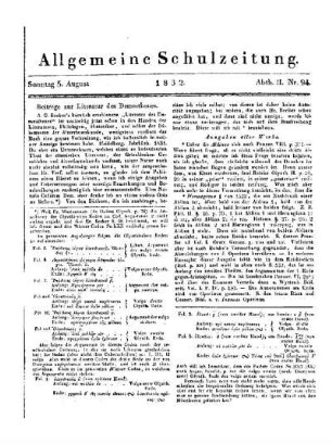 Beiträge zur Literatur des Demosthenes : (Fortsetzung folgt.)