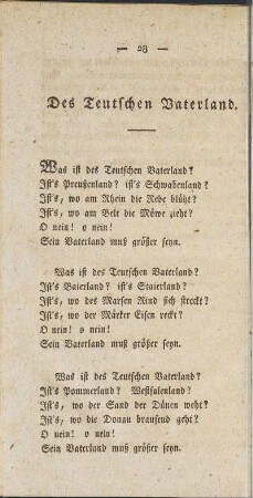Des Teutschen Vaterland